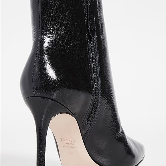 NWT Schutz Adilene Patent Leather Ankle Bootie